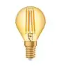 Osram Vintage 1906 LED E14 Kogel Filament Goud 4W 420lm - 825 Zeer Warm Wit | Vervangt 35W