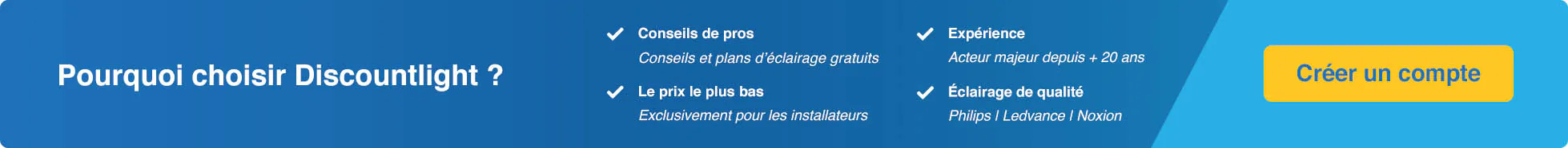 Avantages Discountlight